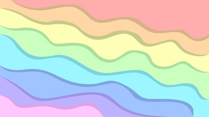 Colorful template banner with nice colors
