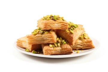 Food tasty snack traditional dessert pistachio delicious pastry bakery turkish sweet baklava