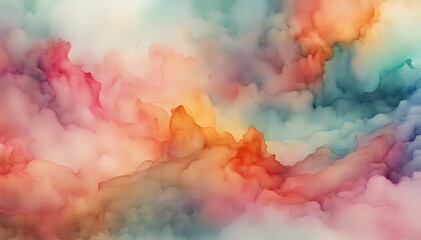 Abstract Watercolor Background, Soft and visually appealing watercolor textures, perfect for background elements in design projects or digital art