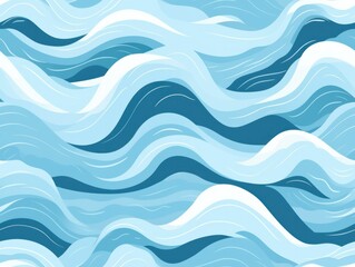 Fototapeta premium seamless pattern template wave