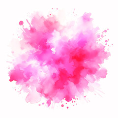 Fototapeta na wymiar 水彩画風のピンクと白のテクスチャ