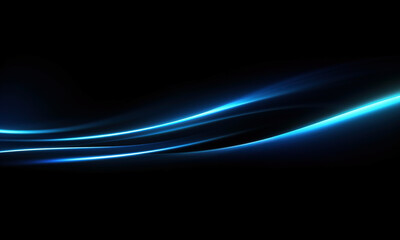 Wave light effect. Light glowing effect.