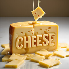 Melting Cheese. Generative AI