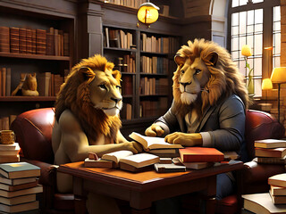 Literary Lions Book Club in the Wild