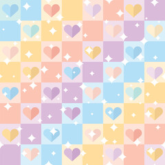 vector love seamless pattern