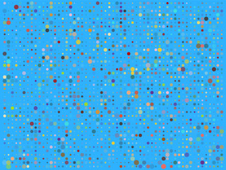 abstract vector background  with halftone particles