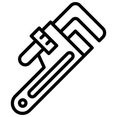 Pipe Wrench Icon
