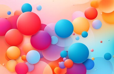 colorful balloons vector illustration abstract background