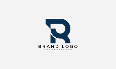 letter R logo design vector template design for brand.