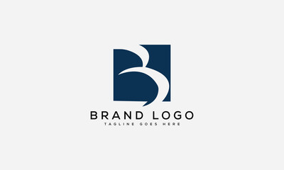 letter B logo design vector template design for brand. - obrazy, fototapety, plakaty