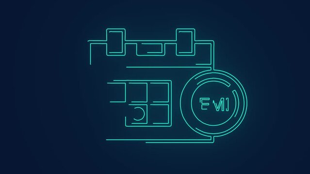 Emi repayment schedule loan installment payment reminder animation