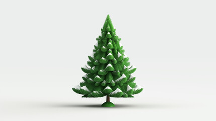 Fototapeta premium green christmas tree