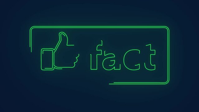 facts check investigating truthfulness of news on social media animation