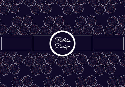 vector seamless floral pattern Design .