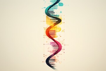 Graphic illustration of a DNA or RNA strand