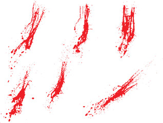 Realistic blood splatter background