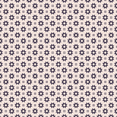 Seamless pattern in ethnic style with small geometric shapes. Illustration