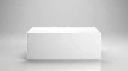 empty white box