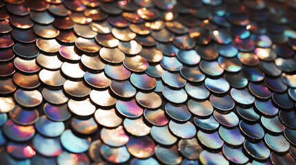 multi-colored shiny sequins, scales, rhinestones, sparkles, textiles, fashion, texture, background, beauty, makeup, clothing, decoration, mirror, glass, plastic, precious, jewel, pattern, confetti