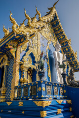 Fototapeta premium Blue Temple, Chaing Rai, Thailand
