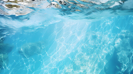 water in the pool background 