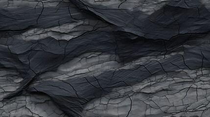 Seamless graphite texture with natural veins and layers - obrazy, fototapety, plakaty