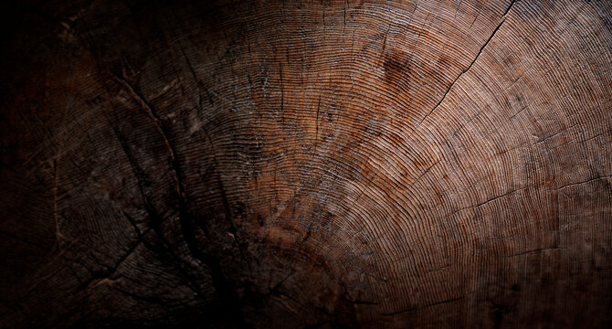 wood texture with annual rings - wery old tree