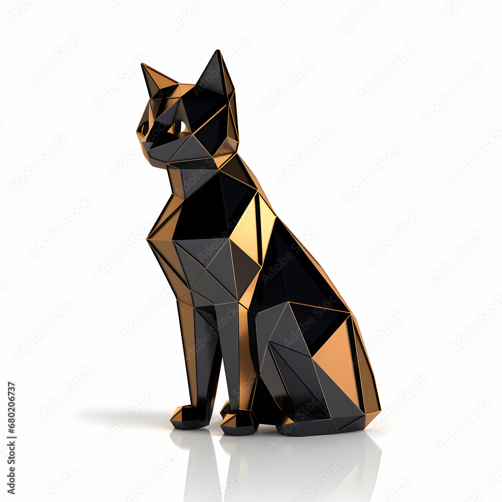 Wall mural Cat Trophy