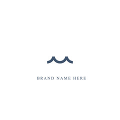 M letter logo design for fashion and beauty and spa company. M letter vector icon. Initial letter M linked circle uppercase monogram logo. M letter logo vector design. 