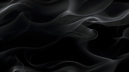 Obraz premium Seamless transparent smoke swirls over black background