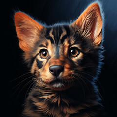 illustrations of pets, including cats, dogs, and other beloved animals created with Generative Ai