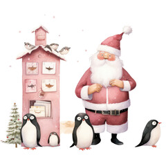 Pink Santa Claus Christmas Whimsical Holiday Santa Art
Festive Pink Christmas Decor Happy Santa Claus Illustration
Jolly and Merry Pink Santa for a Cheerful Christmas Celebration