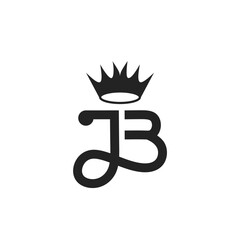 JB initials logo icon design vector