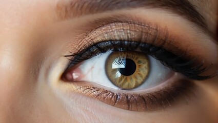 Fototapeta premium close up of female eye