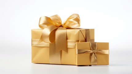 Christmas gifts , white background
