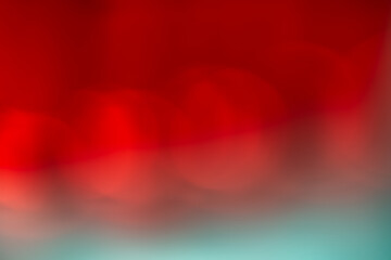 Bokehs in the background with color transitions from red to green. Pastel color gradient bokeh background.