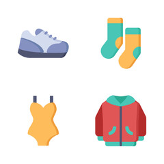 clothes logo design vector