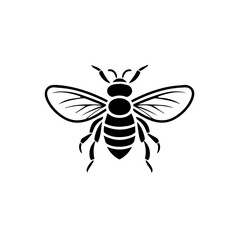 Buzzing Bee Vector Illustration