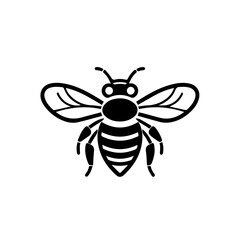 Buzzing Bee Vector Illustration