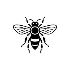 Buzzing Bee Vector Illustration
