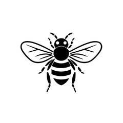 Buzzing Bee Vector Illustration