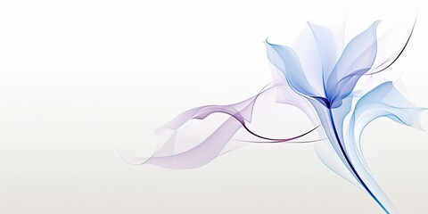 Fototapeta na wymiar Flower Elegance - Vector Artwork Featuring a Single Spring Bloom - Simple Beauty in Digital Form 
