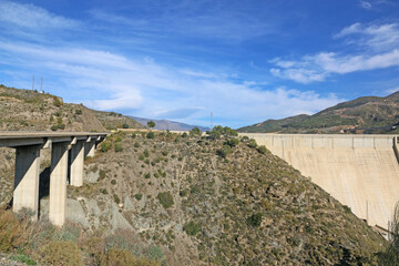Presa de Rules Dam in Andalucia, Spain