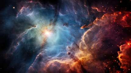 A Nebula Unveiling the Cosmos's Immensity - obrazy, fototapety, plakaty