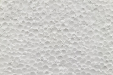 White sliced styrofoam sheet abstract texture for background.