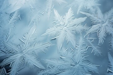frost on window