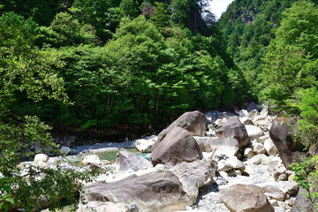 阿寺渓谷（長野県）