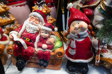 Chrismas decor figurines for design purpose
