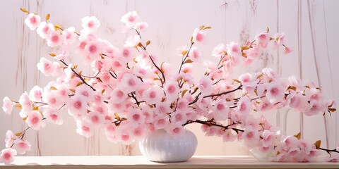Cherry Blossom Elegance - Captivating Cherry Spring Flowers in Full Bloom - Nature's Delicate Display of Seasonal Splendor