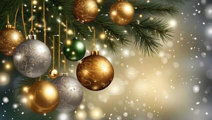 Christmas 3d Illustration Background